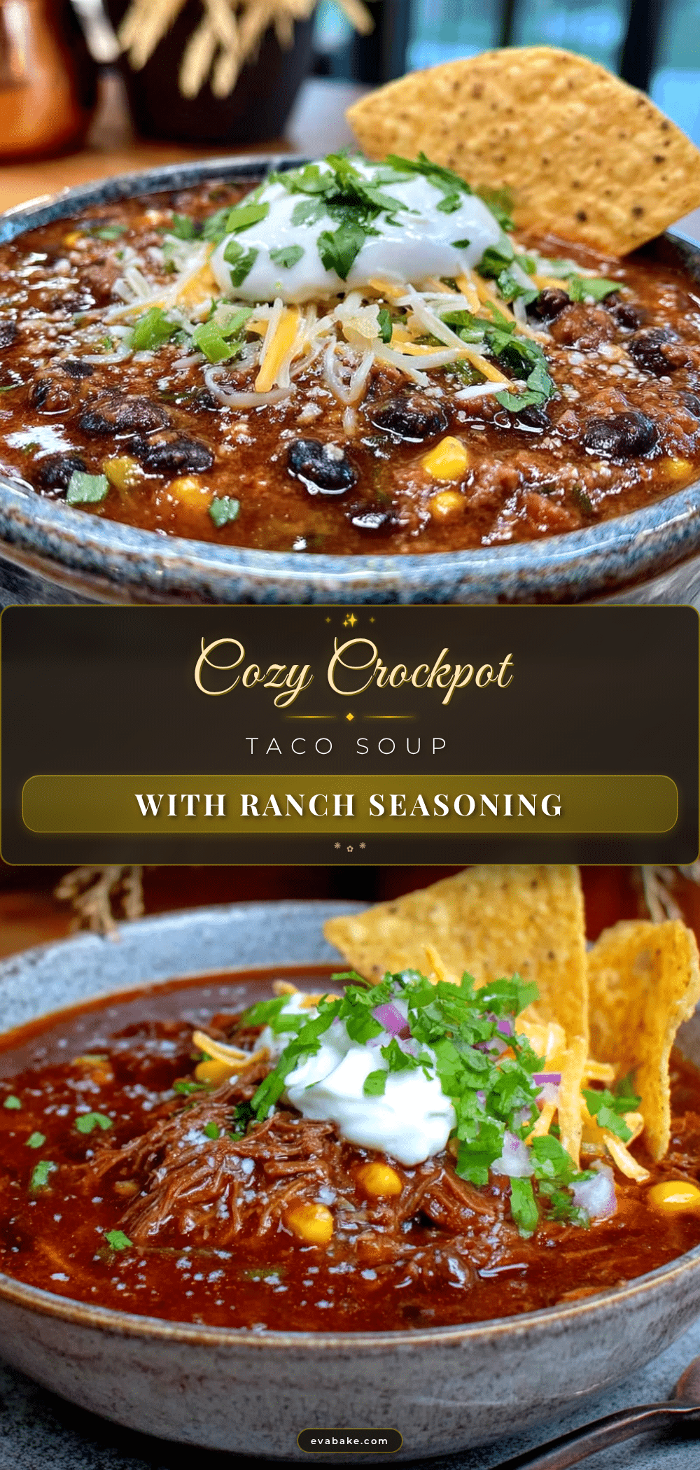 cozy crockpot taco soup with ranch seasoning recipe