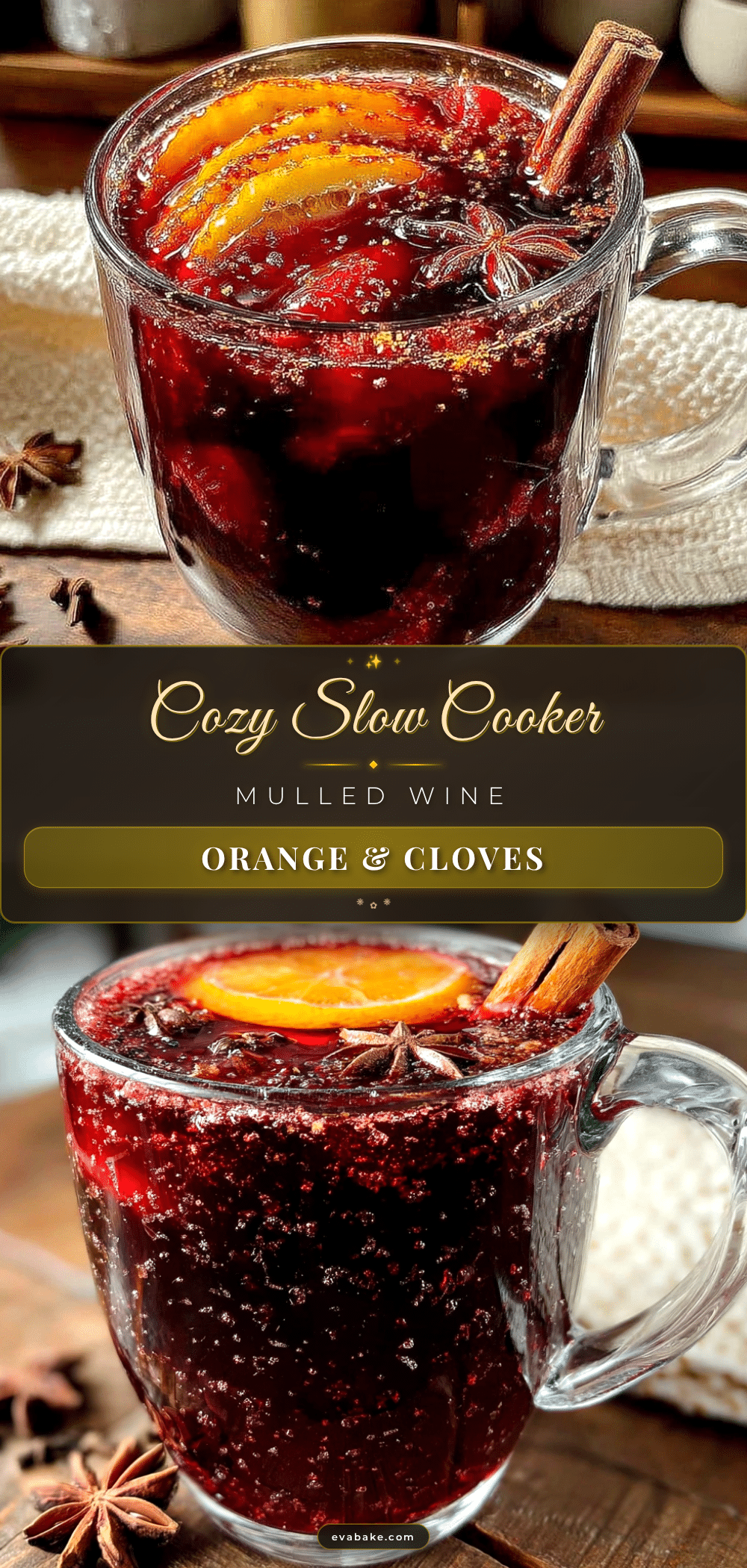 cozy slow cooker mulled wine with orange and cloves recipe