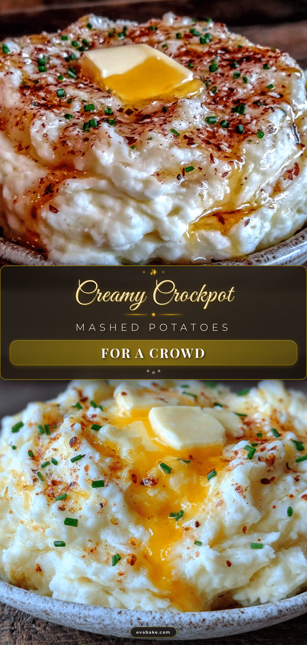 Creamy Crockpot Mashed Potatoes for a Crowd recipe
