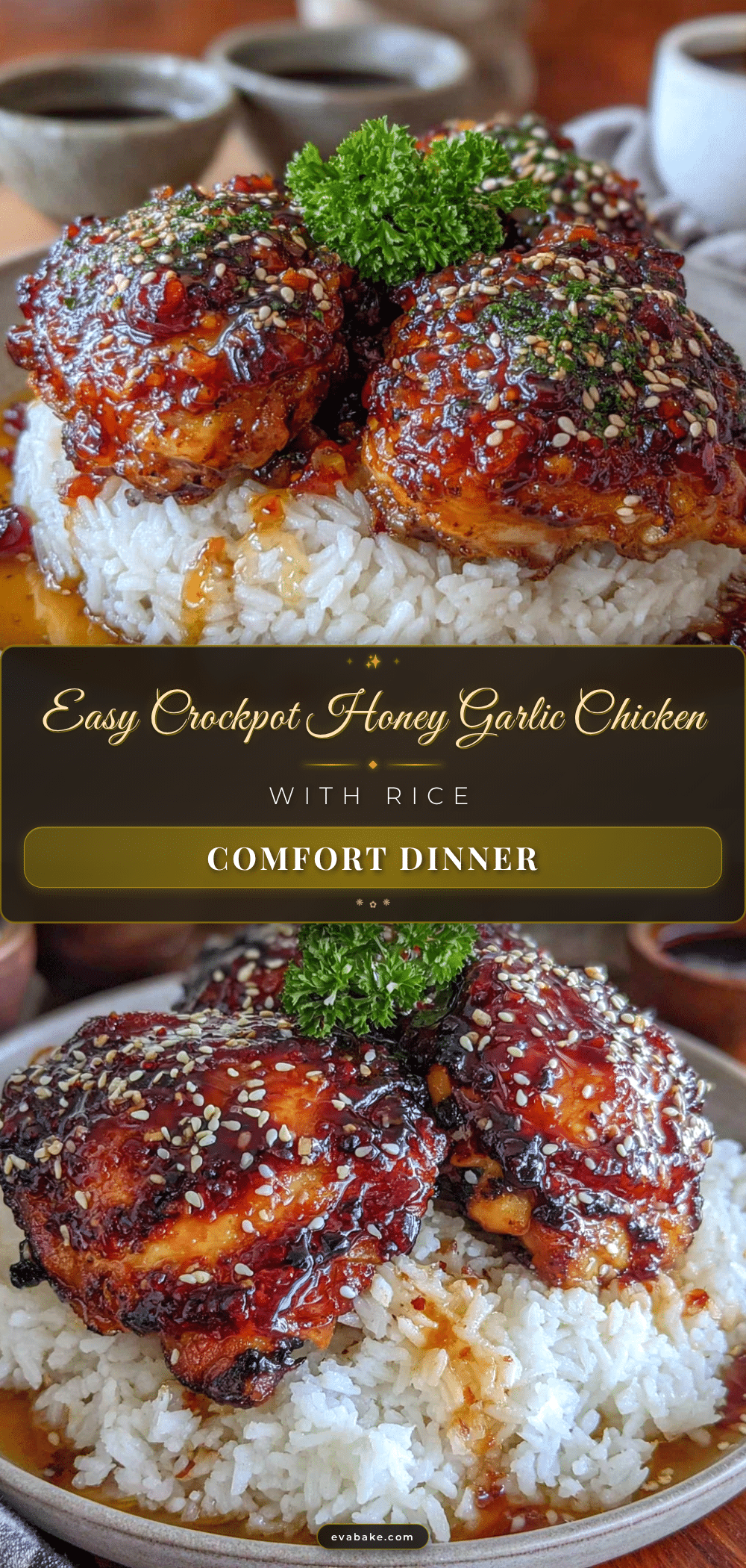 crockpot honey garlic chicken recipe