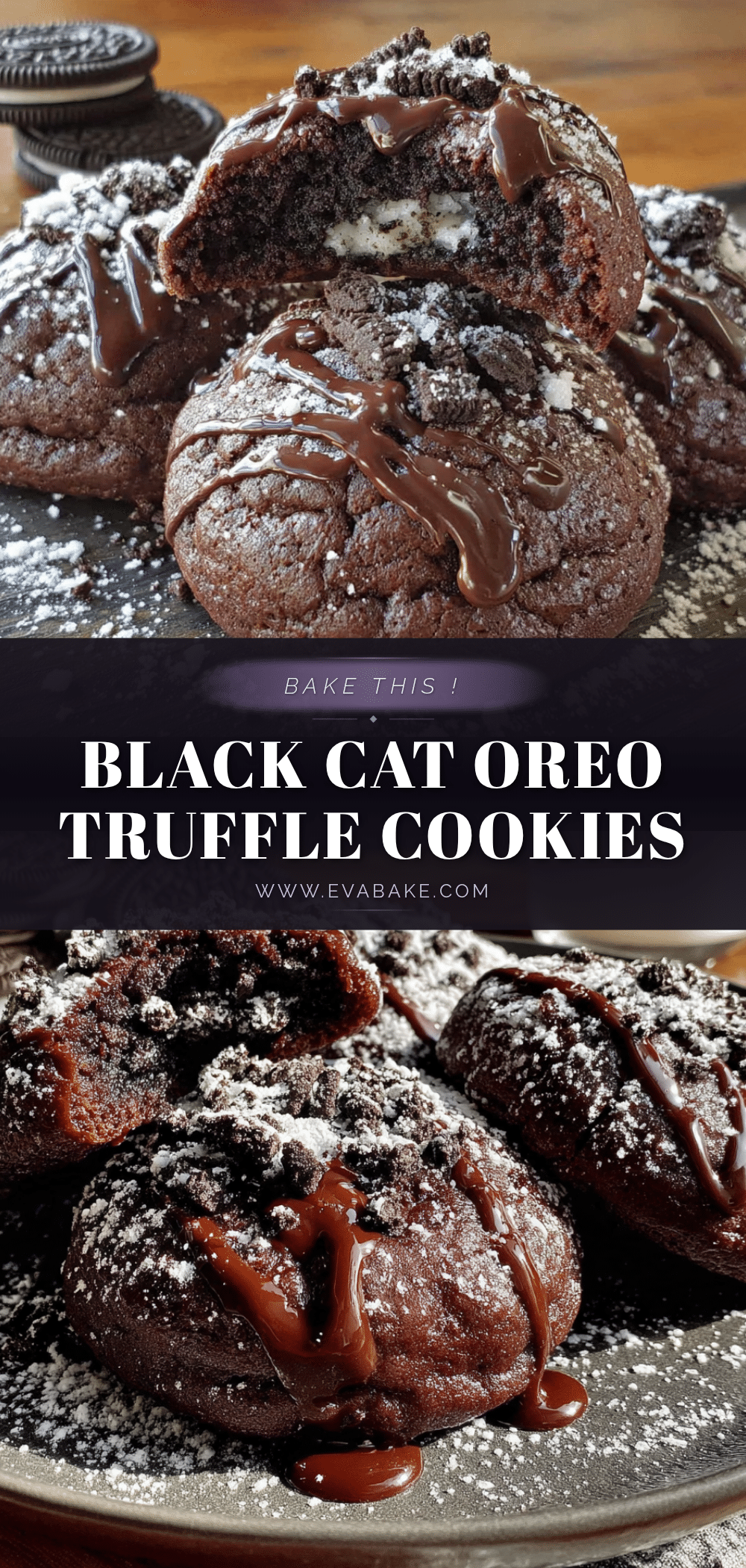 Crowd-Pleasing Black Cat Oreo Truffle Cookies recipe