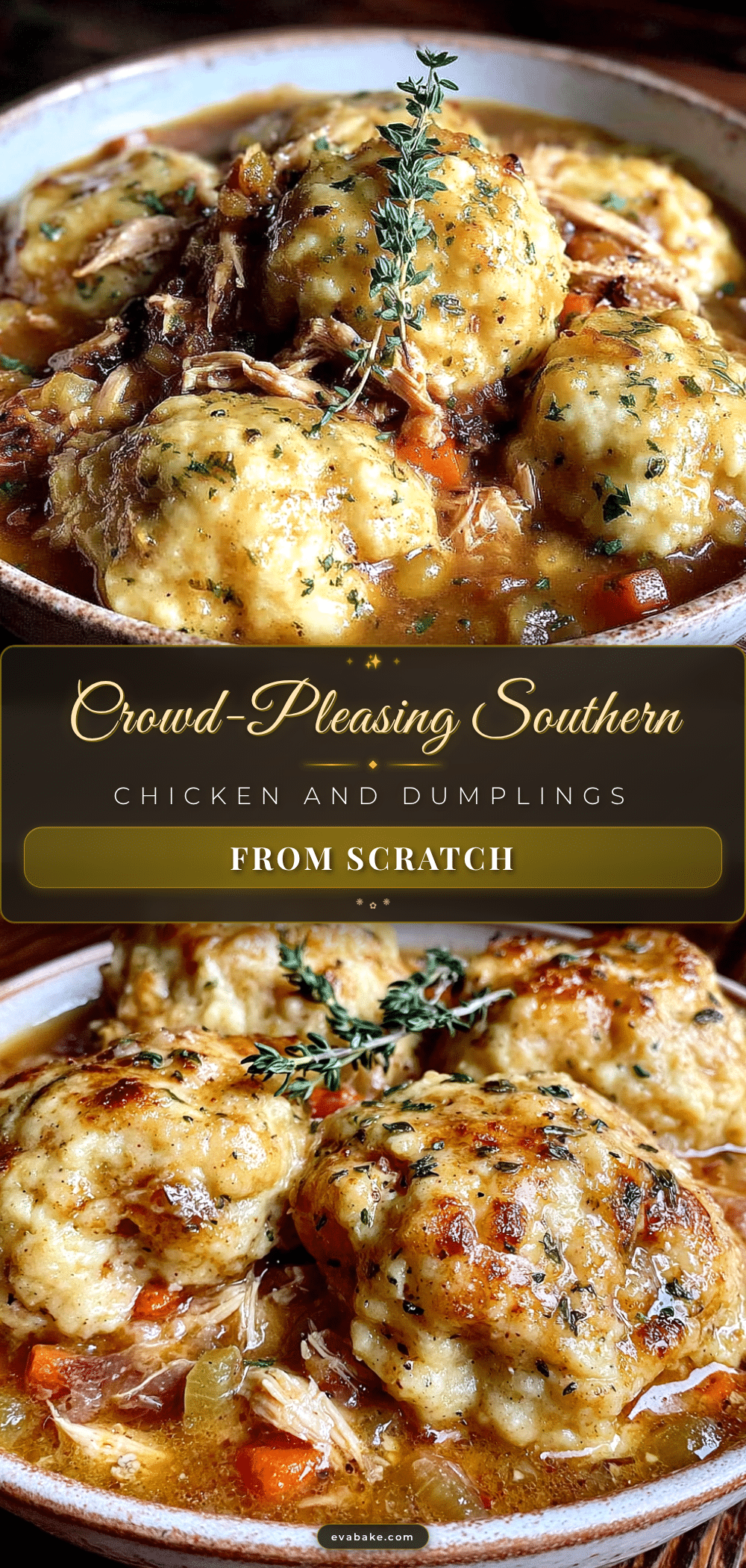 crowd-pleasing southern chicken and dumplings from scratch recipe