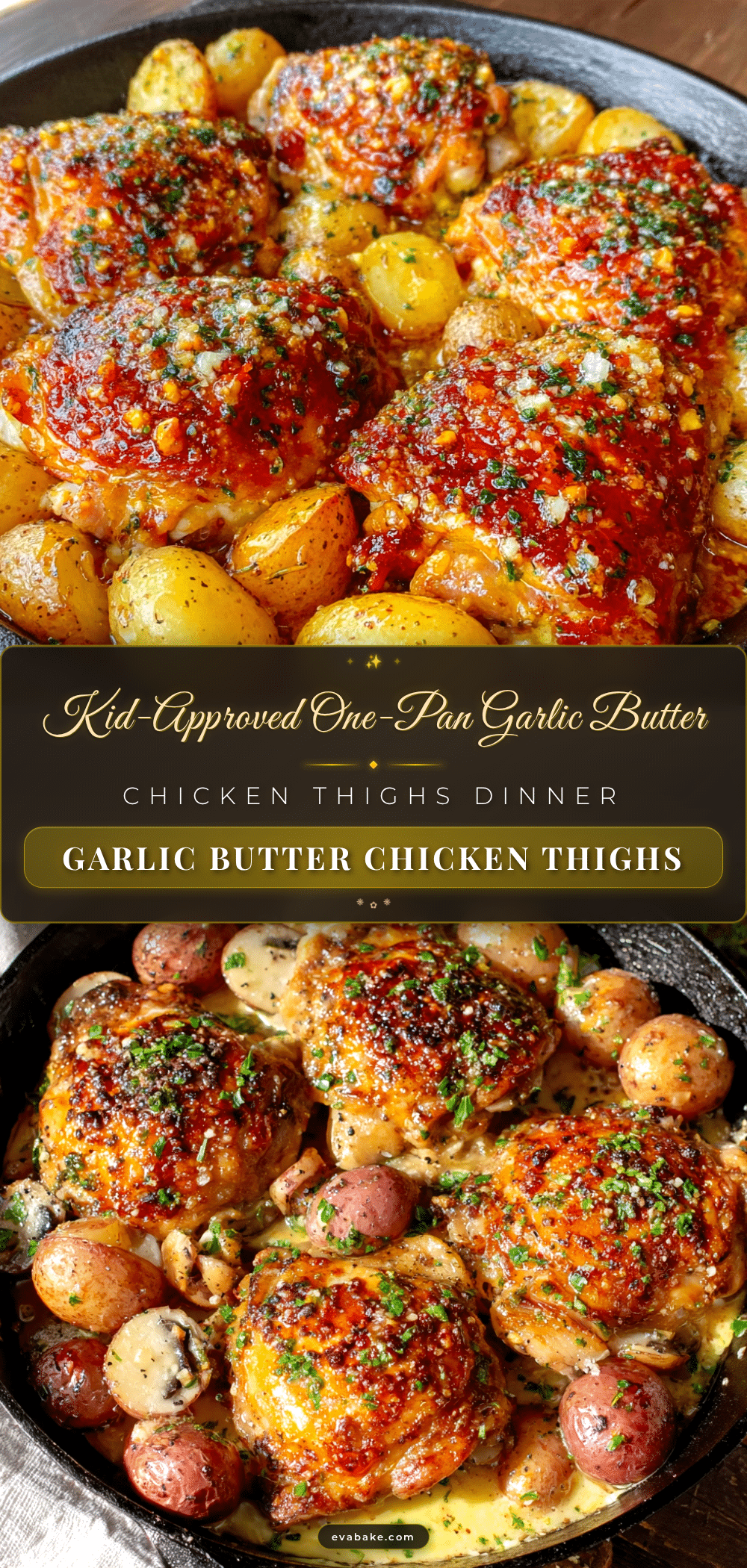 garlic butter chicken thighs recipe