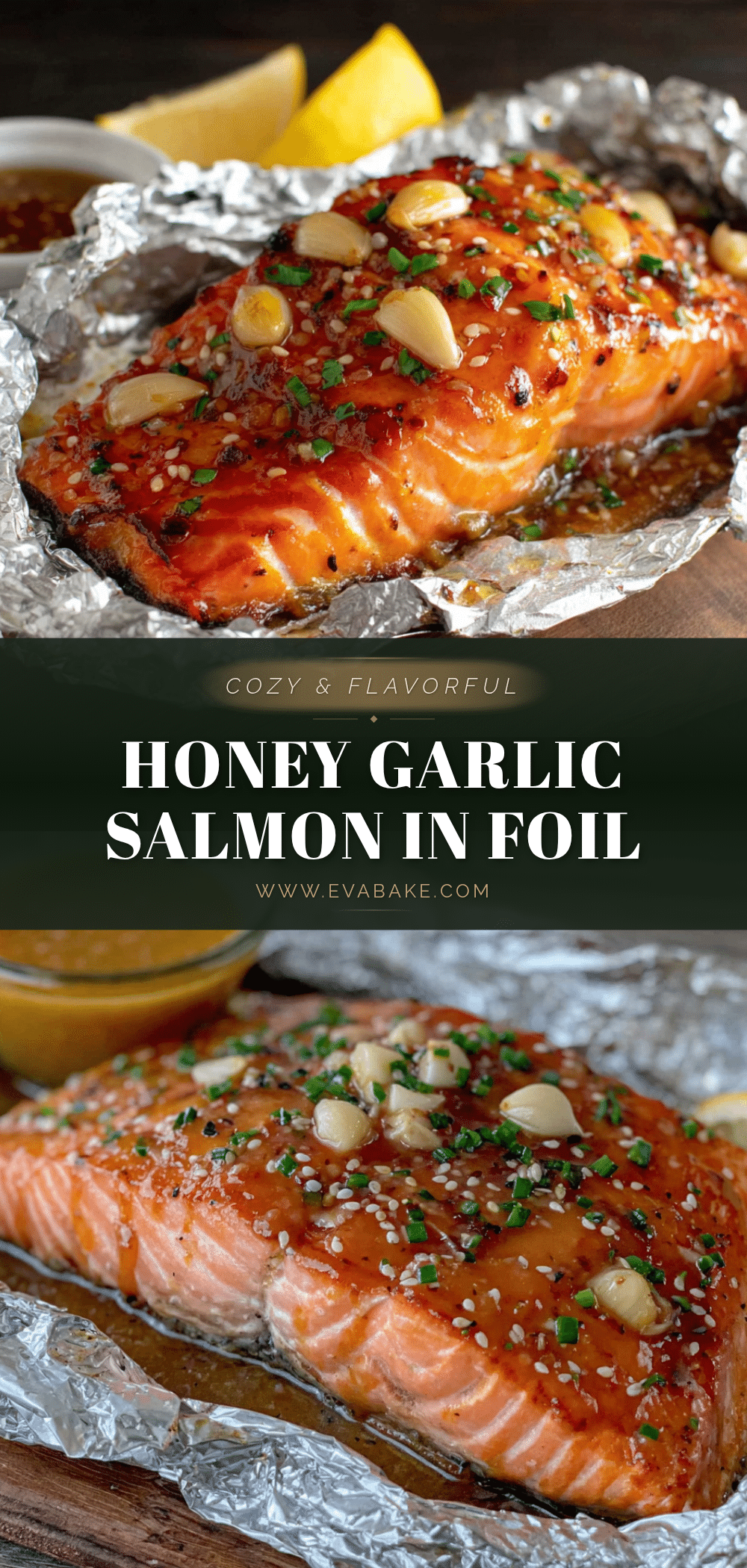 honey garlic salmon in foil recipe