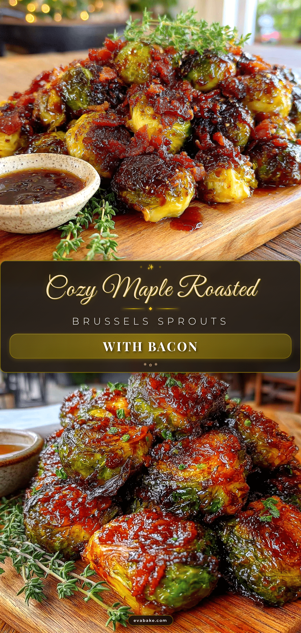 maple roasted brussels sprouts with bacon recipe