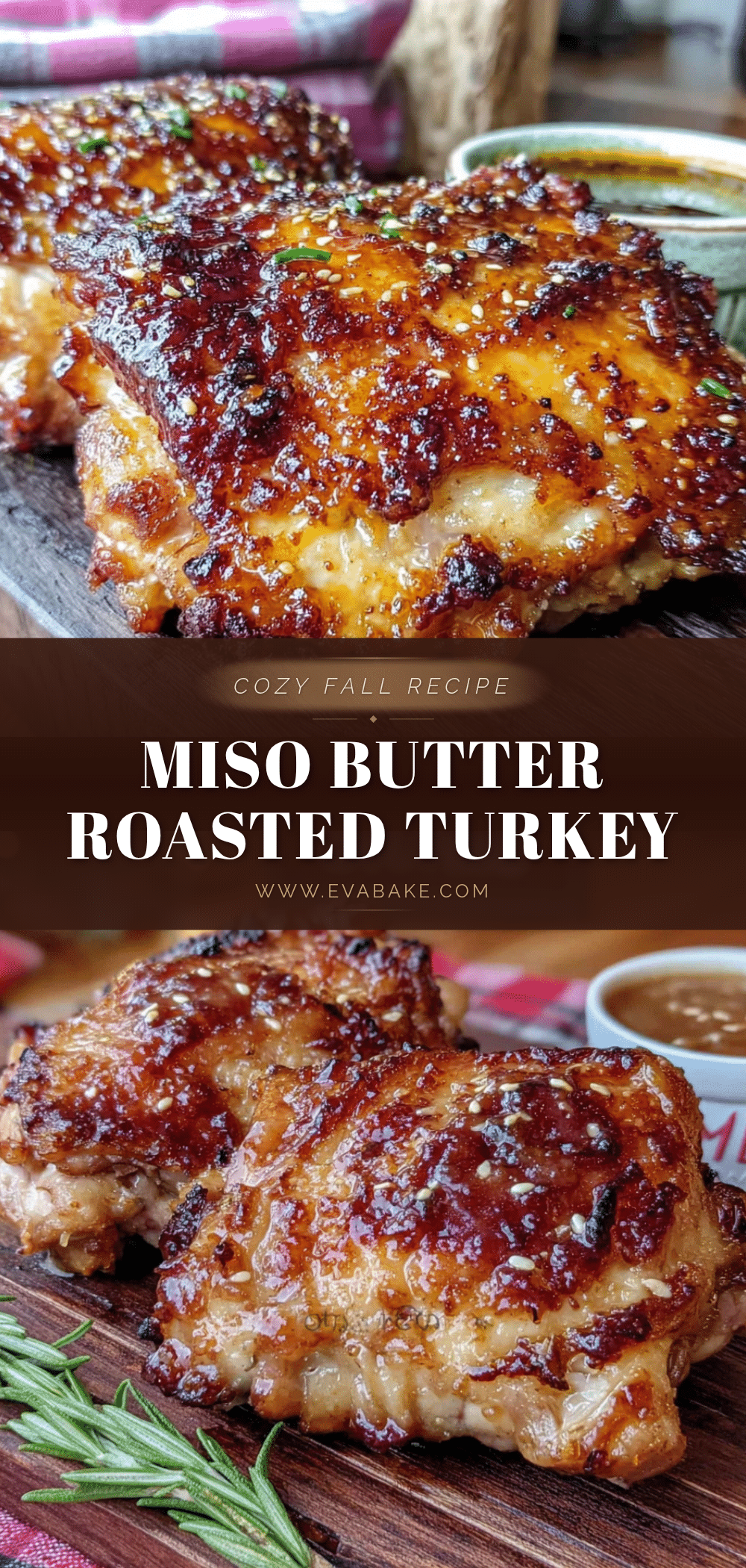 miso butter roasted turkey thighs recipe
