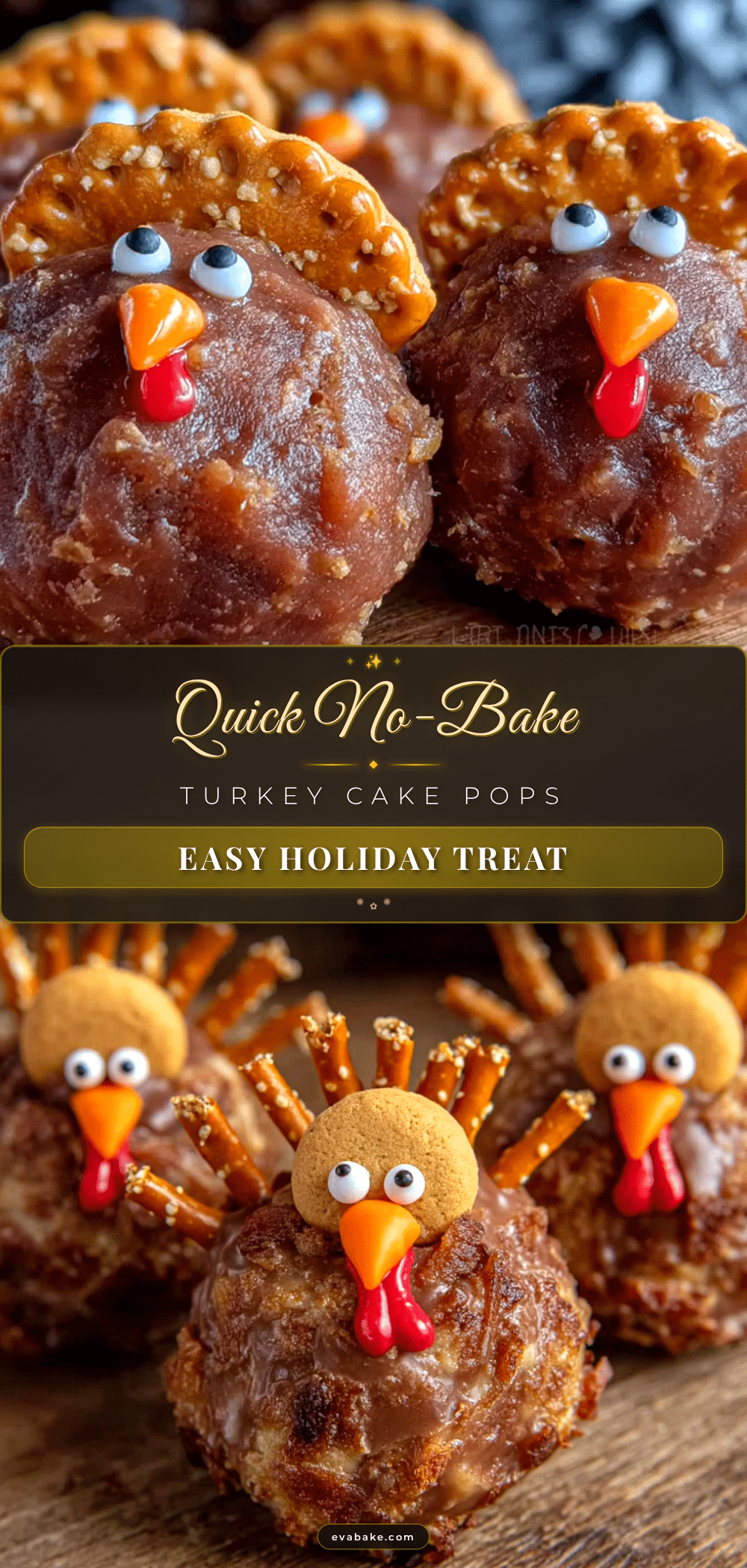 no-bake turkey cake pops recipe