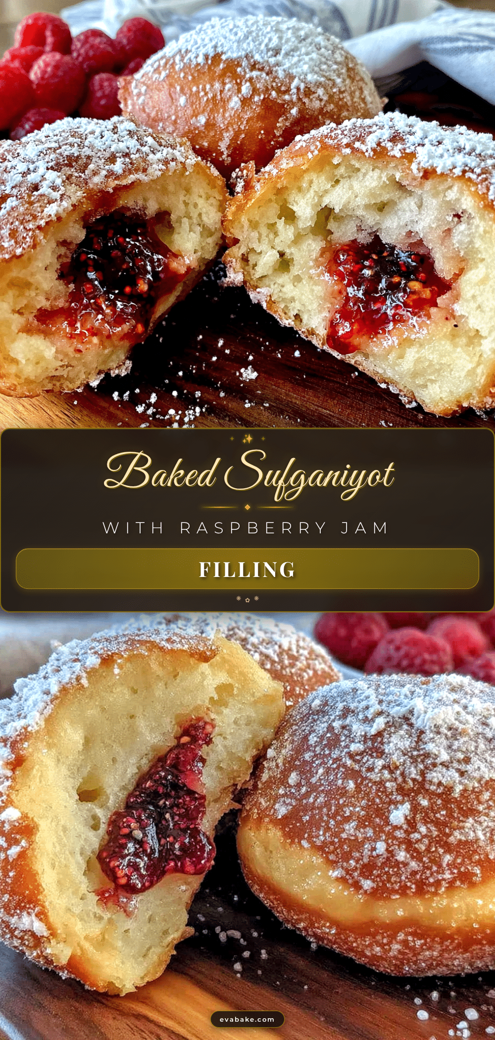 baked sufganiyot recipe
