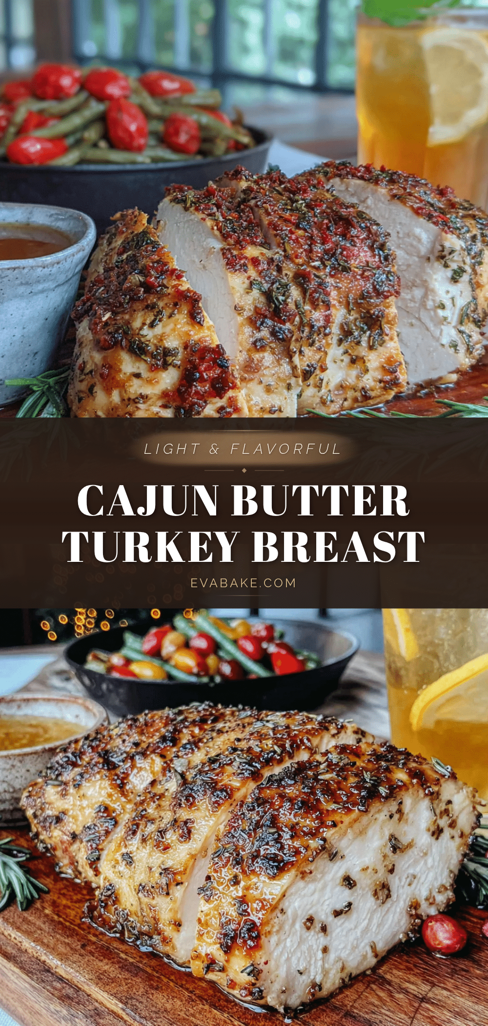 cajun butter turkey breast for two recipe