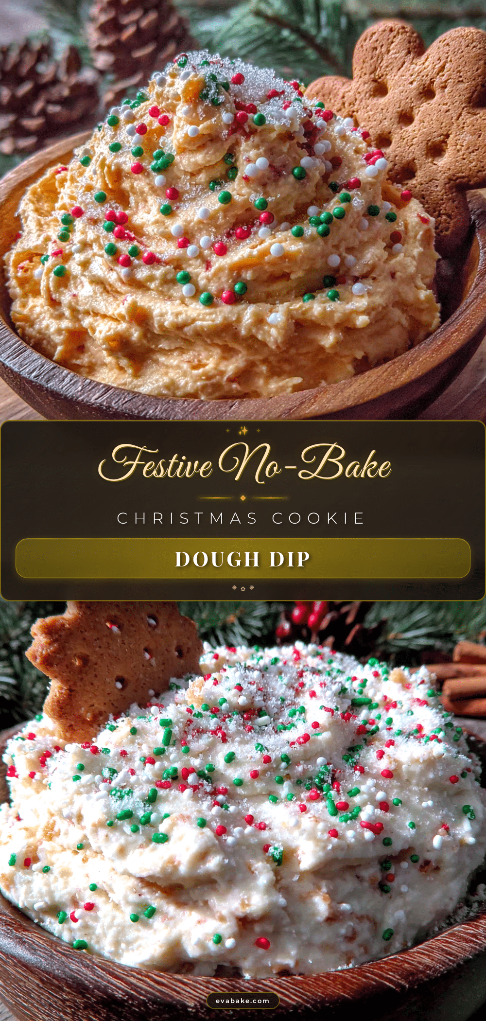 Christmas cookie dough dip recipe