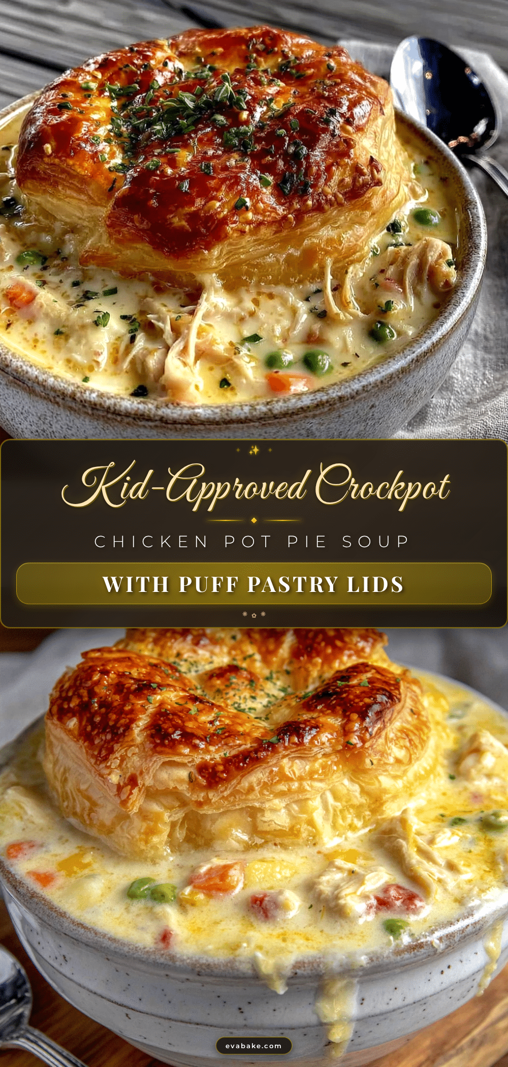 crockpot chicken pot pie soup recipe