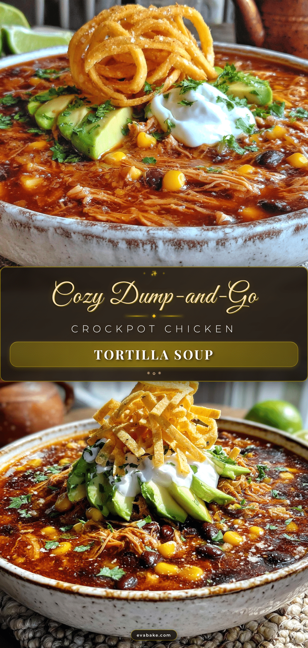 crockpot chicken tortilla soup recipe
