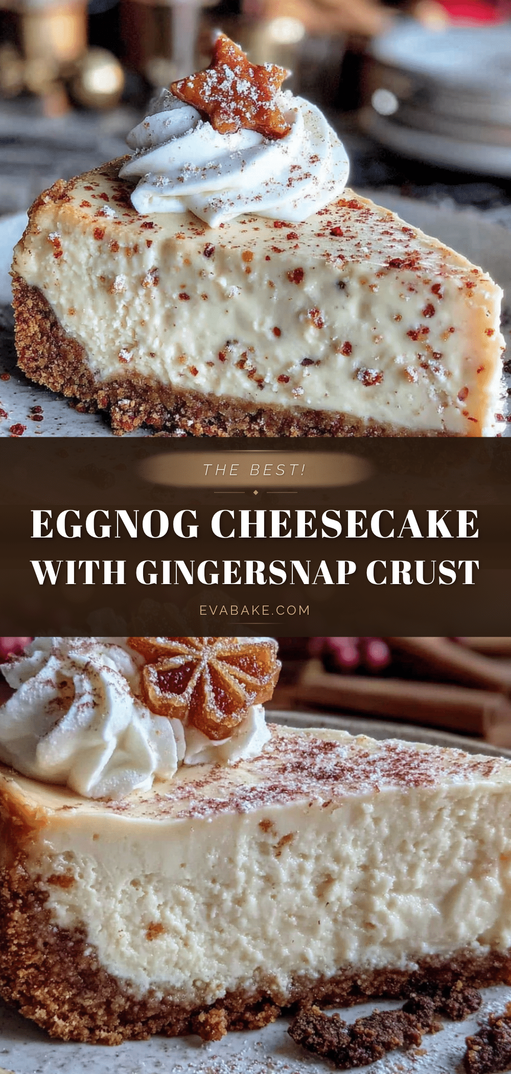 eggnog cheesecake recipe