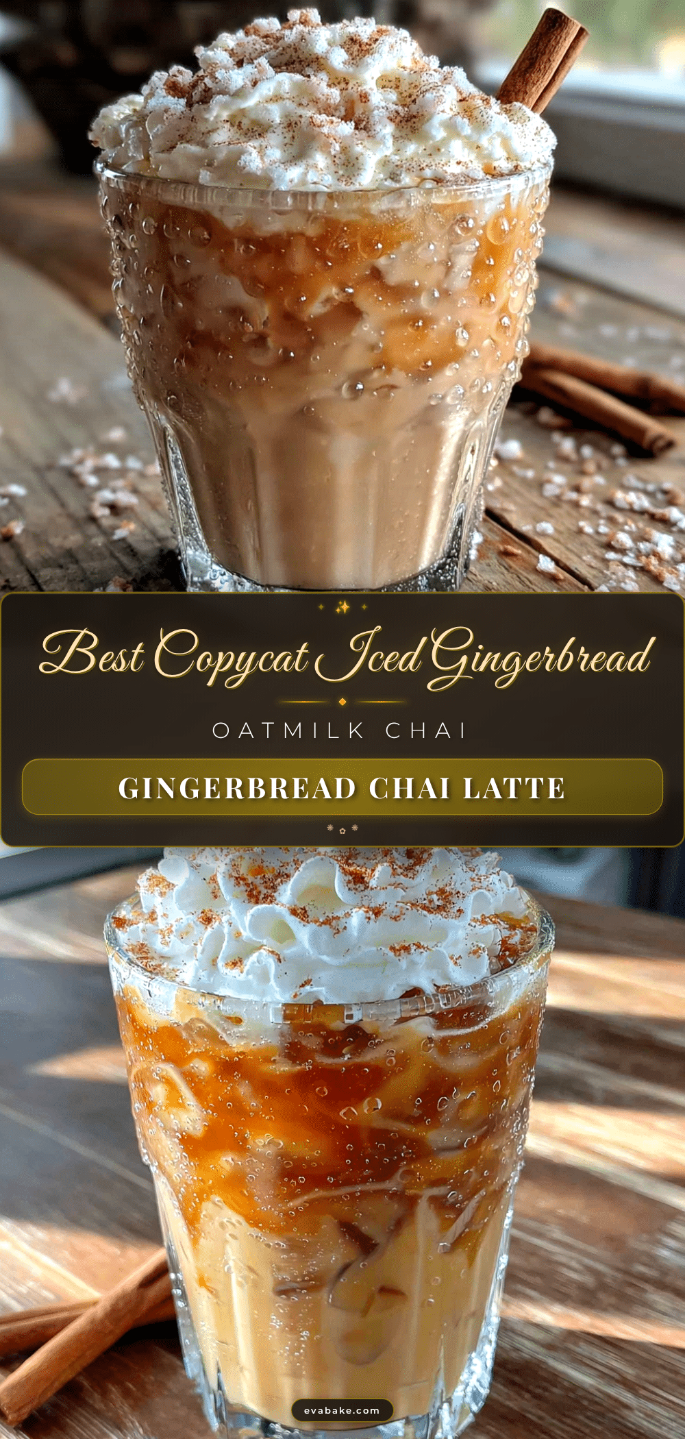 iced gingerbread oatmilk chai recipe
