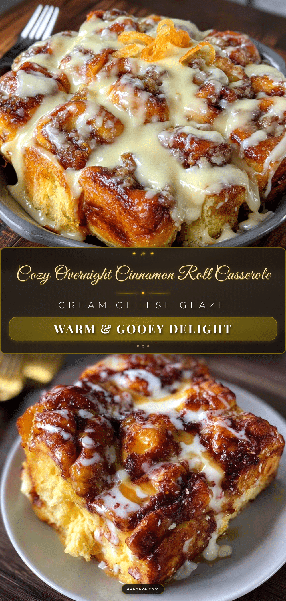 overnight cinnamon roll casserole recipe