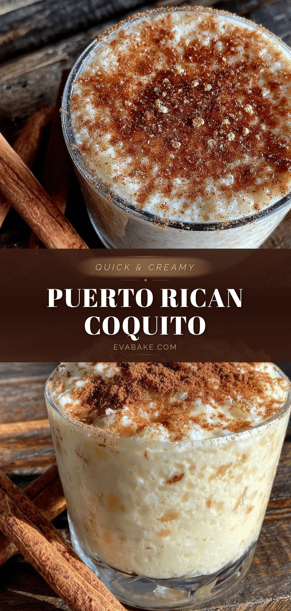 quick creamy Puerto Rican coquito recipe