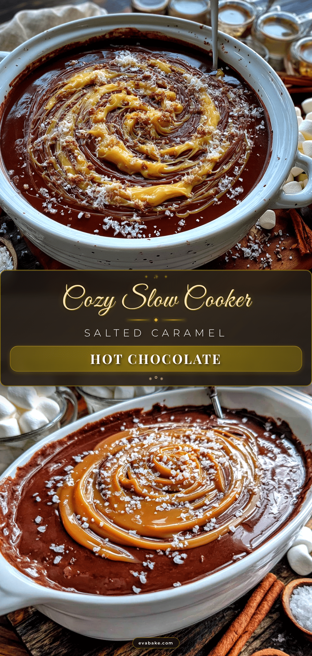 slow cooker salted caramel hot chocolate recipe