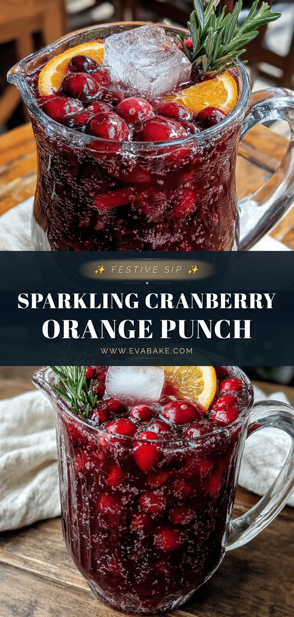 sparkling cranberry orange punch recipe