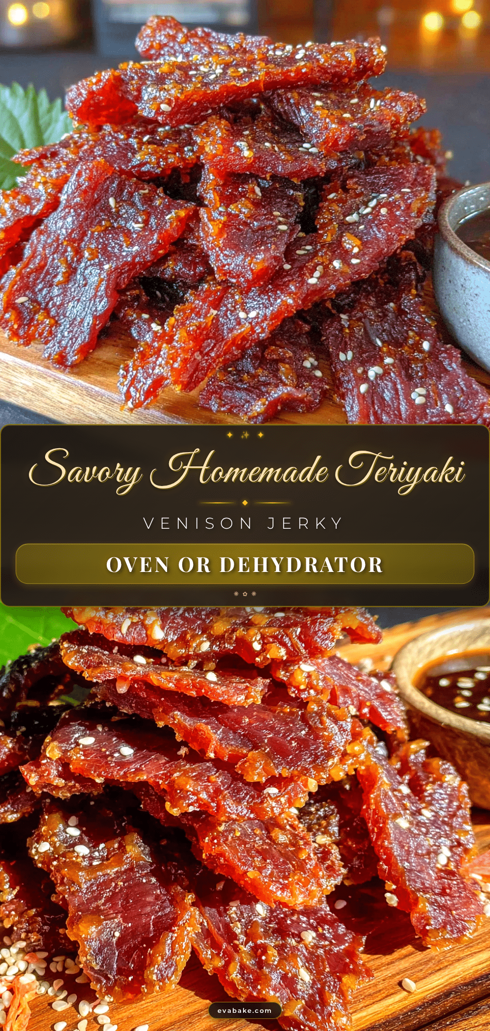 teriyaki venison jerky recipe