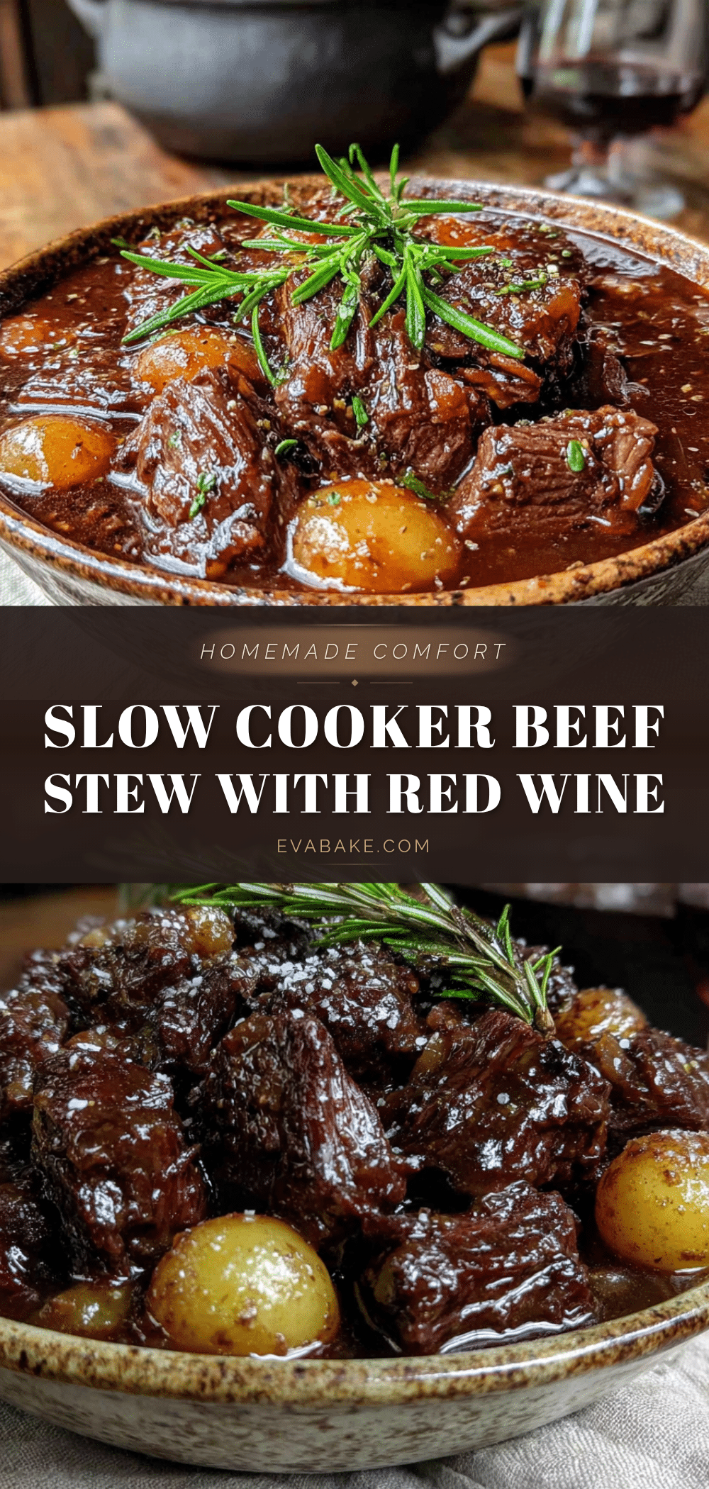 wholesome slow cooker beef stew with red wine recipe